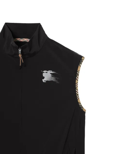 Burberry Check trim nylon gilet