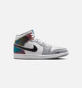 Air Jordan 1 Mid SE Wolf Grey Men's Shoes